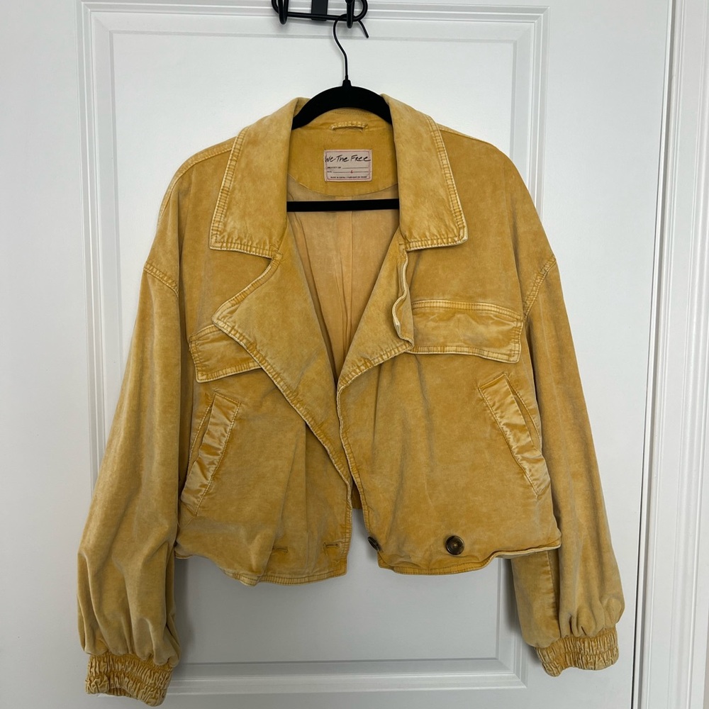 Free People Yellow Women's Jacket